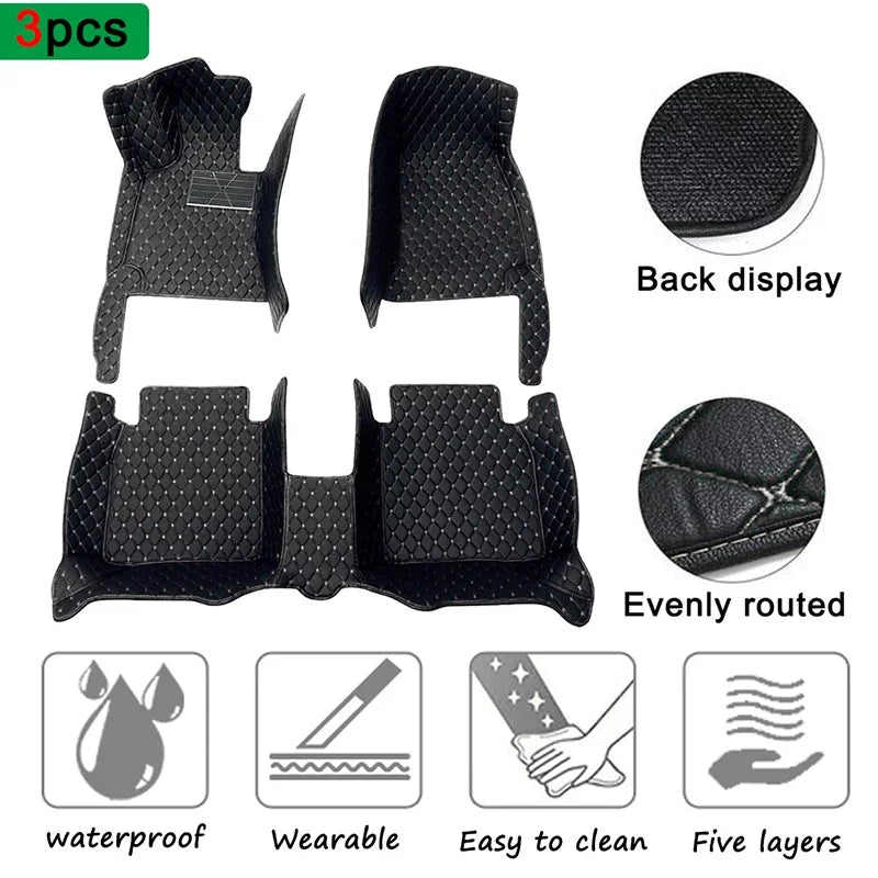 Inferno 5D Custom Floor Mats – GMC Sierra 1500 (2021-2028)
