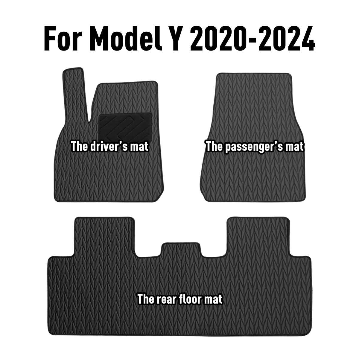 Inferno 5D Custom Floor Mats – Tesla Model Y (2020-2022)