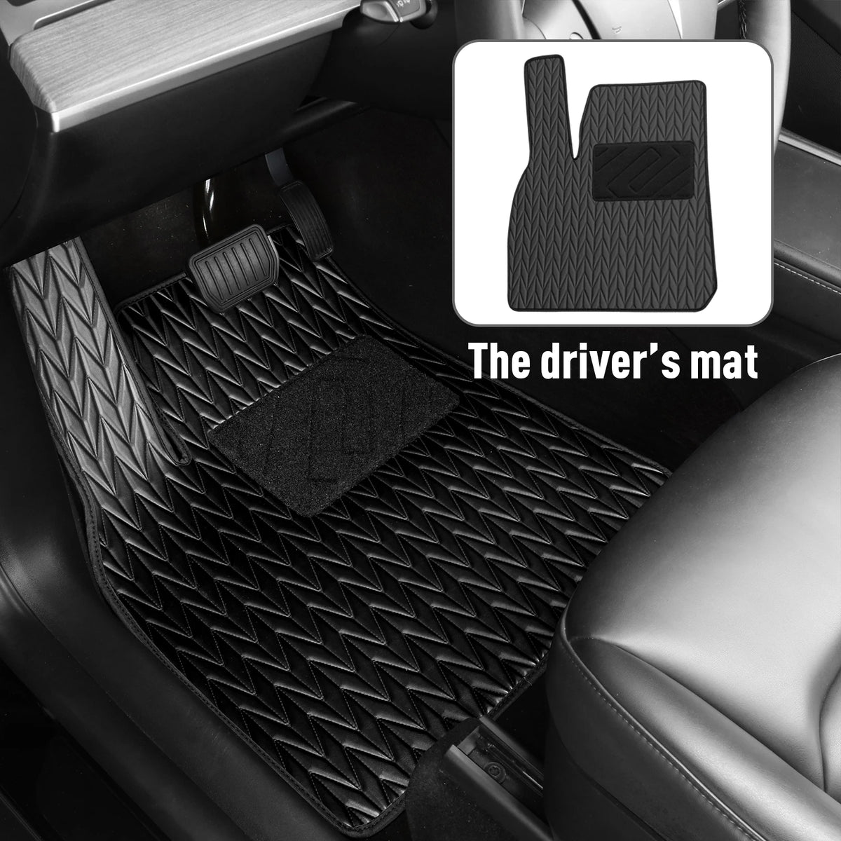 Inferno 5D Custom Floor Mats – Tesla Model Y (2020-2022)